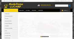 Desktop Screenshot of modellismolucamp.it